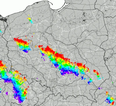 KubaGrom - Przez cały kraj przebiega pas burz.
Wydano dziś rano ostrzeżenia przed bu...