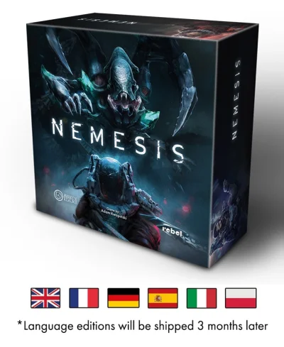 deeprest - Nemesis - pierwszy mój zakup na #kickstarter 
Gram rzadko, bo nie ma zbyt...