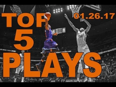 marsellus1 - #nba #nbaseason2017 #top10 #top5 #koszykowka #sport
Top 5 NBA Plays: 26...