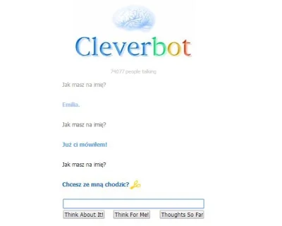 streetpunkpl - Cienki ten bot. :( #cleverbot #twnobf