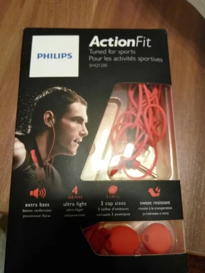 tomala92 - słuchawki Philips action firmy za 15zł w Biedronce.
 http://m.ceneo.pl/193...