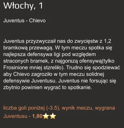 BettingClub - Juve i under 3,5 całkiem fajny kurs.
#bukmacherka