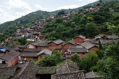 okonato - Kolejne zdjęcia z #chiny Tym razem widoczek na wioskę Nuodeng w prowincji Y...