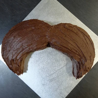 tptak - Listopad się kończy, a z nim Movember.
Kończymy z przytupem: tort czekoladow...