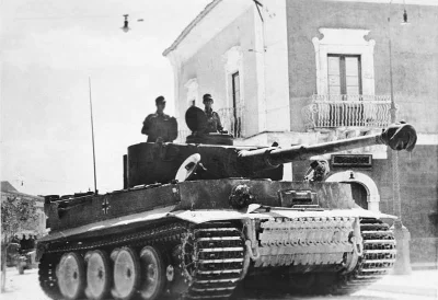 marcin-cz - PzKpfw VI Tiger na Sycylii, sierpień 1943 roku #czolgi