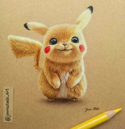 magdagessler - ! Autorka: instagram.com/jennasteele_art
#pikachu #art #ladnyobrazek #...