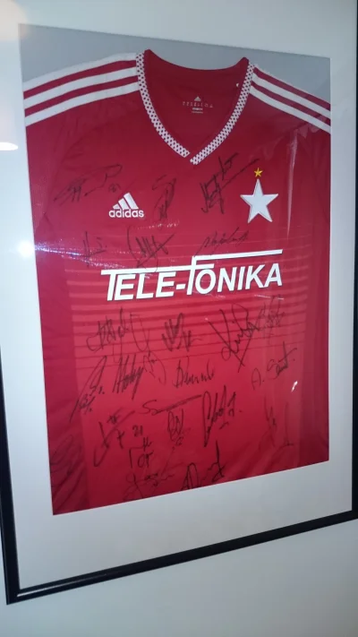 borikossss - #wislakrakow #ekstraklasa #chwalesie W końcu powiesiłem na ścianie. Rozp...