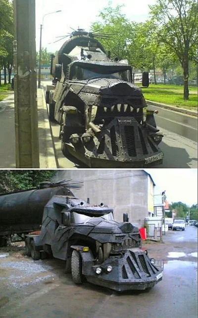 Montago - "Stalowy Wilk", rosyjska ciężarówka-cysterna przygotowana do jazdy w czasac...