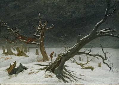 Catit - Caspar David Friedrich- Winter Landscape
#sztuka #malarstwo #estetyczneobraz...