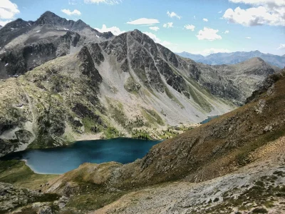 zielony007 - @zielony007: z wczoraj: lac de vens (2380m) z aiguilles de tortisse (267...