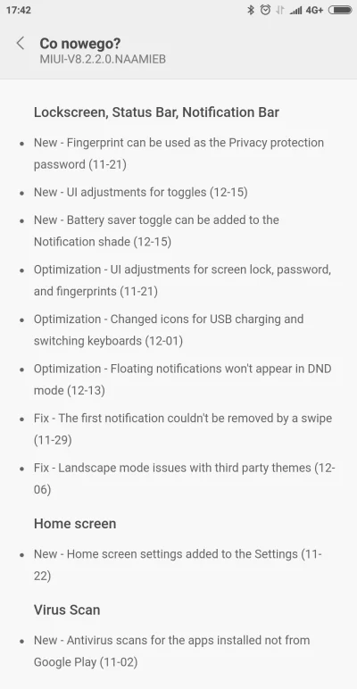 jjarik - #mi5 aktualizacja global stable 8.2.2 i problem z sklepem Google znika plus ...