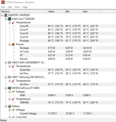 goblin21 - Te temperatury to trochę do przesady :/
Grać się nie da bo FPS spada do 2...