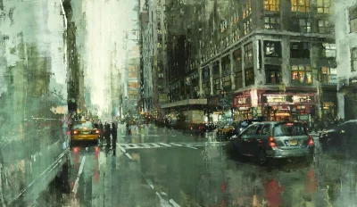 mozaika - #sztuka #malarstwo
Hell's Kitchen (Manhattan) - Jeremy Mann