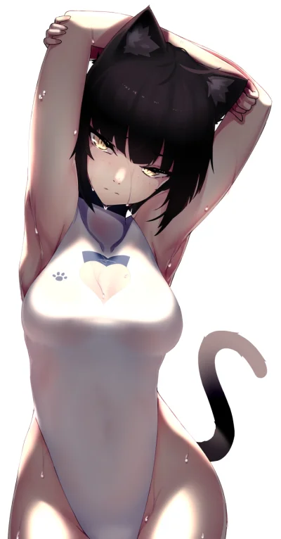 bakayarou - #randomanimeshit #originalcharacter #oppai #nekomimi #kemonomimi #swimsui...