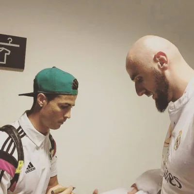 appylan - Cristiano Ronaldo razem z trenerem Realu - Zinedine Zidanem #piklanozna #he...