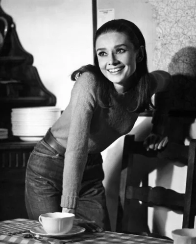 siwymaka - Audrey Hepburn, lata 50 ubiegłego wieku.
#fotohistoria