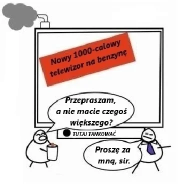 Xavax - #heheszki #humorobrazkowy #komiks #tv #telewizja #benzyna #ameryka #usa