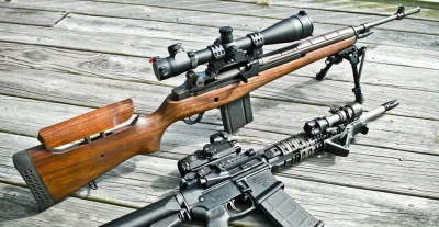 Rogue - #gunboners #bron #projektdedal

Springfield M1A .308 Win oraz Noveske AR-15 ....