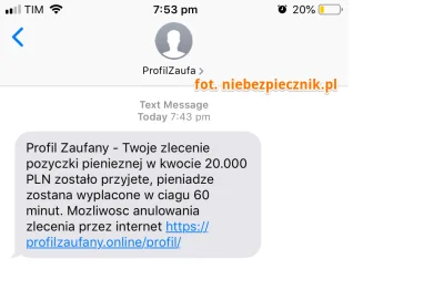 niebezpiecznik-pl - Jeśli dostaliście dziś (lub dostaniecie) SMS od Profilu Zaufanego...