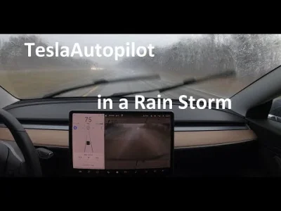 anon-anon - Autopilot w Tesli podczas intensywnych opadów deszczu:

https://www.you...