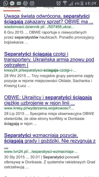 k.....g - "Ukraiński wywiad", "SBU", "Łysenko", "Sztab ATO" te same komunikaty już ni...