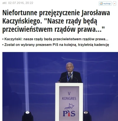 k.....k - >Państwo nie będzie dbało o godność Polaków, będzie traktować ich podmiotow...