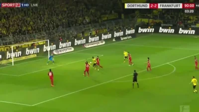 Ziqsu - Michy Batshuayi (asysta Piszczka)
Borussia Dortmund - Eintracht Frankfurt [3...