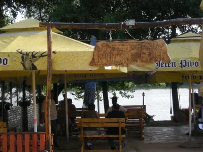 MusicURlooking4 - Restauracja "Tropical Heat" ("Тропска врелина") na plaży nad rzeką ...