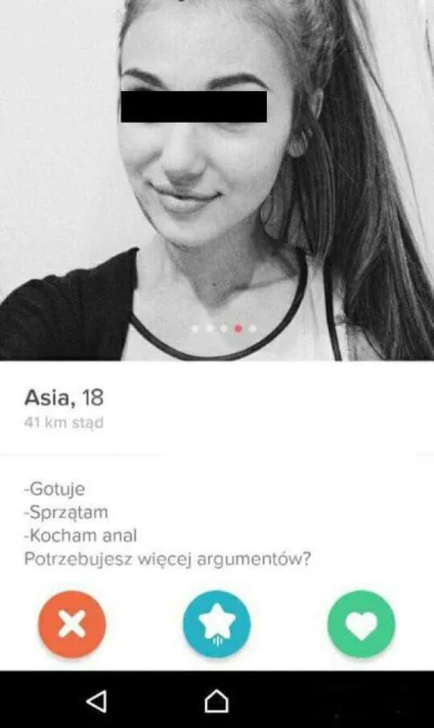 FrankUnderwood - Kobieta idealna ( ͡° ͜ʖ ͡°) 
#rozowypasek #rozowepaski #tinder