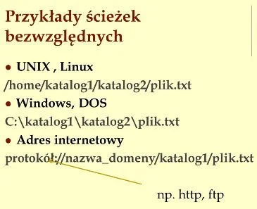 486dx266 - @kinlej: to ja też dołożę do kolekcji ścieżki dostępu do pliku lub folderu...