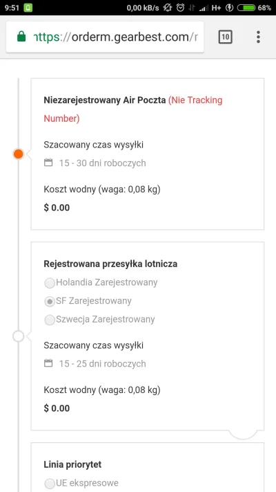 joski - @rybak_fischermann jeszcze jedna sprawa. Która przesyłkę wybrać