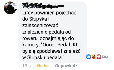 Pepe_Roni - Bezbek rowerowy Biedroń nagrał filmik i wrzucił na FB na którym będąc w K...