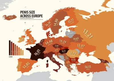 w.....u - Przeciętna długość penisa w Europie.

Przyznać się kto zaniża?

#europa #ma...