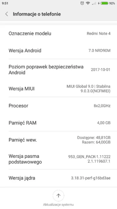 Bartek4175 - Przedwczoraj przyszedł mi Xiaomi redmi note 4 4/64 z #gearbest 
Jakiś s...