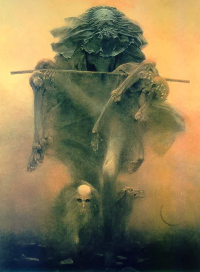 mull - #beksinski #sztuka #sztukanadzis #malarstwo #art #mullcontent