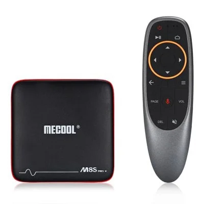 kontozielonki - TV Box ze wsparciem Android TV i pilotem z kontrolą głosową, Mecool M...
