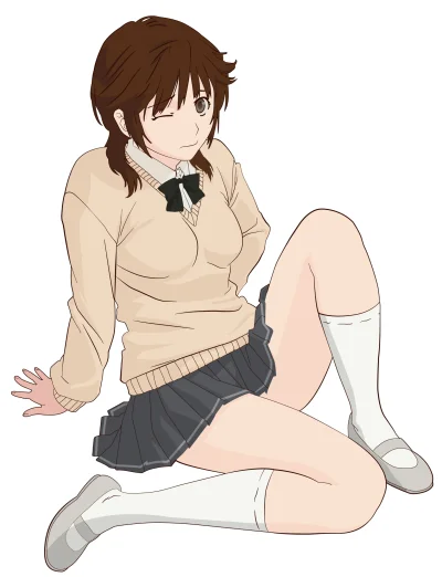 Czokolad - #randomanimeshit #amagami #rihokosakurai #schoolgirl