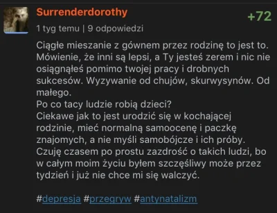 julcz - @Surrenderdorothy: albo moze po prostu popracuj nad samoocena i bedzie dobrze...