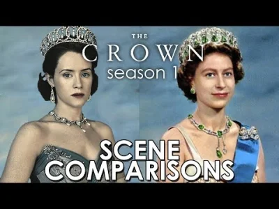c.....i - Oglądam sobie "The Crown" na #netflix, znalazłem na yt porównanie scen z se...