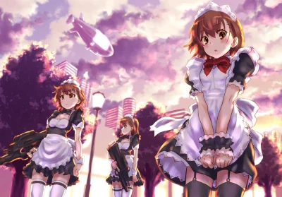 Hajak - #randomanimeshit #raildex #misakamikoto (｡◕‿‿◕｡) #misaka #maid