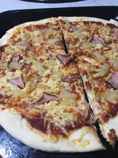 ogorkikiszone - Jak mój #niebieskiepaski zrobi #pizza to nie ma sami wiecie czego ( ͡...
