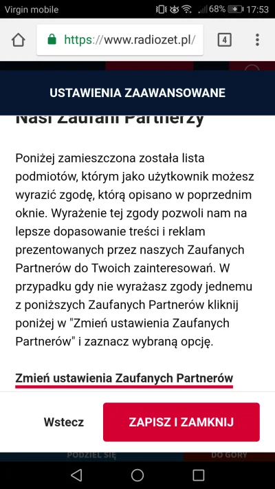 ElCygano - #RadioZet ... zamiast dać proste Wyrażam Zgodę lub Nie Wyrażam to trzeba k...