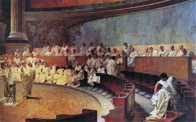 Kakergetes - 8 listopada 63 roku p.n.e Cyceron na zgromadzeniu senatu zdemaskował spi...