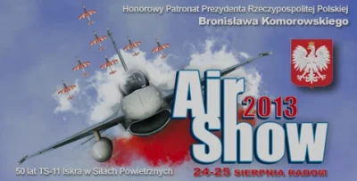 Froto - Plan się powiększa -> http://www.airshow.sp.mil.pl/pl/program-pokazow

#radom...