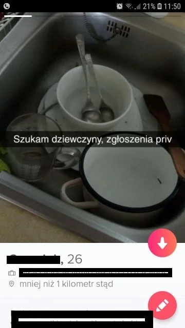 36873 - Założyłem konto na #tinder, ale jak już mam jakieś dopasowanie to mnie dziewc...