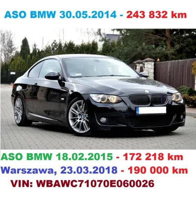 malinowydzem - BMW E92 ze Stolicy podesłane przez Fana :)
" Licznik cofnięty i to ba...