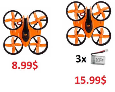 kulpiotr - Fajna oferta na niewielkiego drona na #gearbest

F36 Mini RC Drone - RTF...