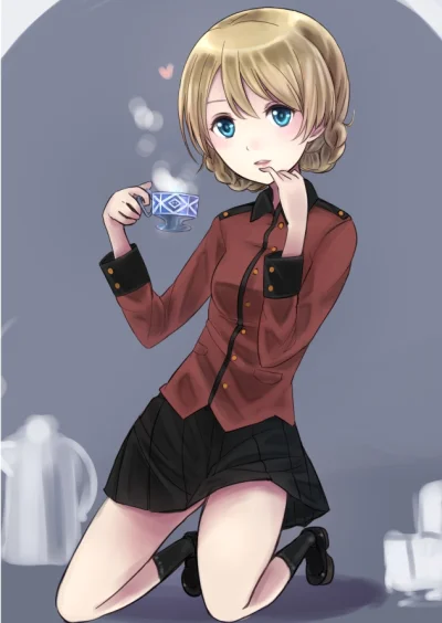 z.....s - #randomanimeshit #girlsundpanzer #darjeeling 
#umasanjin 
Po ciastku herb...