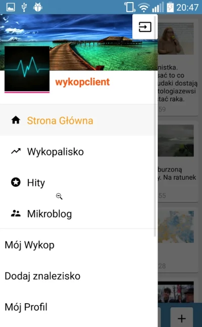 wykopclient - Zapraszam do przetestowania mojego klienta Wykopu na platformę Android ...