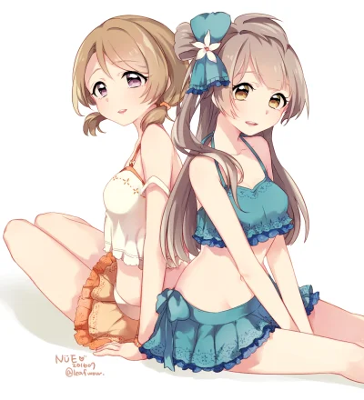 kedzior1916 - #randomanimeshit #lovelive #hanayokoizumi #kotoriminami #swimsuit @Sent...